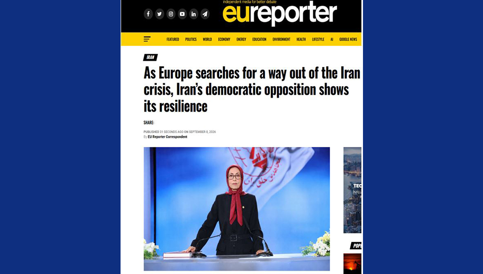 ای یو ریپورتر: در حالی‌که اروپا به‌دنبال راه خروج از بحران ایران است اپوزیسیون دموکراتیک ایران استقامت خود را نشان می‌دهد