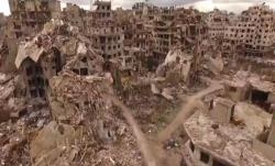 ويرانه‌هاي حمص يادآور برلين در پايان جنگ جهاني دوم