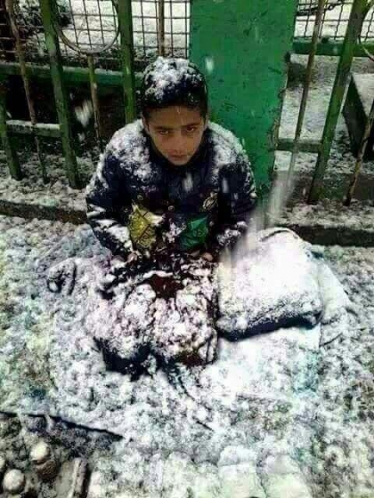 کودکان کارتن خواب ایران در انتظار مرگ در سرمای تهران