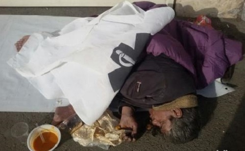 جان باختن يك كارتن‌خواب در تهران