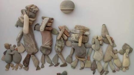 سنگهای رودخانه، اثر تصویری از رنج میلیونها آواره