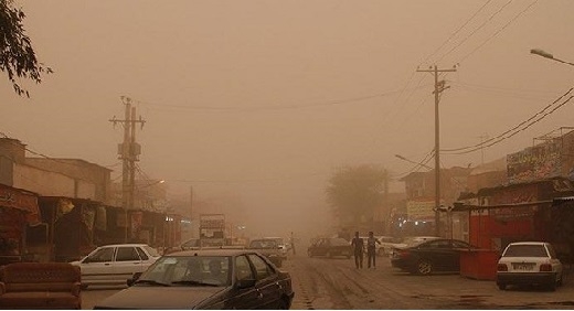 آلودگي 29 برابري هوا همراه با ريزگردها