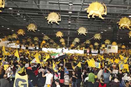 حضور قدرتمند جنبش مقاومت در بورژه پاریس در شرایط پر تحول سیاسی ایران