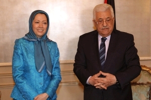 زوزه هاي خامنه اي و انعكاسات ديدار محمود عباس با خانم رجوي