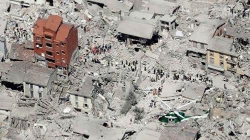 زمين لرزه ايتاليا