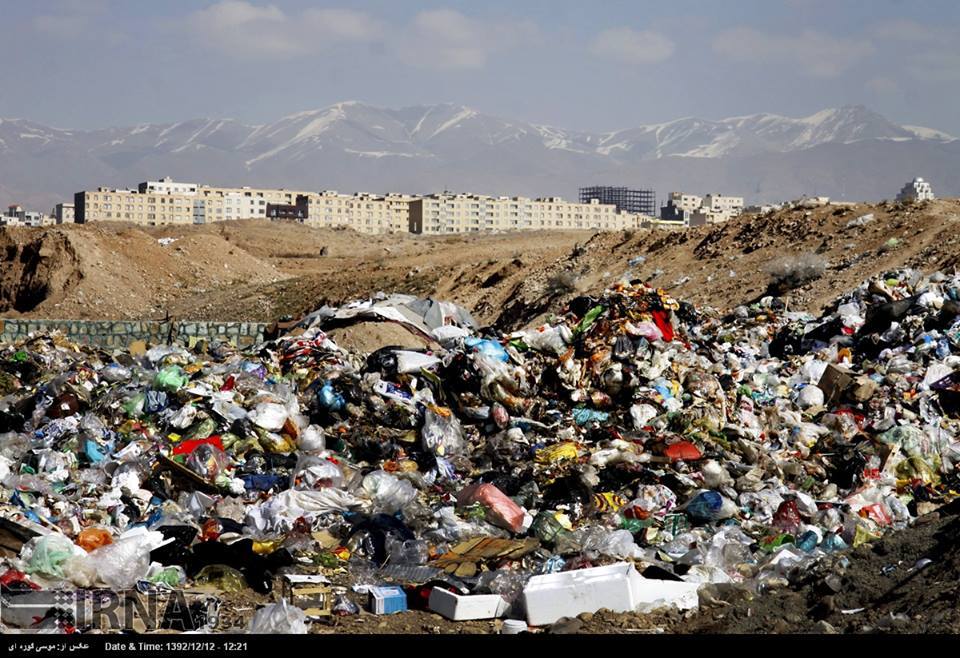 فلاکت‌های غیبی! زباله‌های شهر هشتگرد یا کّل ایران!