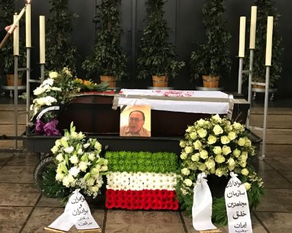 مراسم خاكسپاري و تشييع سهراب ورداسبي هوادار صديق و وفادار مجاهدين