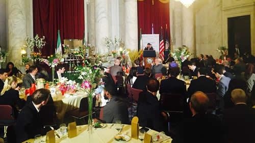 گردهمايي در سناي امريكا در آستانه نوروز96 فراخوان به ليست گذاري سپاه پاسداران