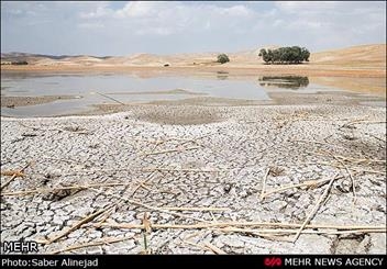 خشك شدن تالاب قوري گل تبريز