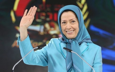 Maryam Rajavis Botschaft an die iranischen Demonstranten vor dem UN Hauptquartier in New York