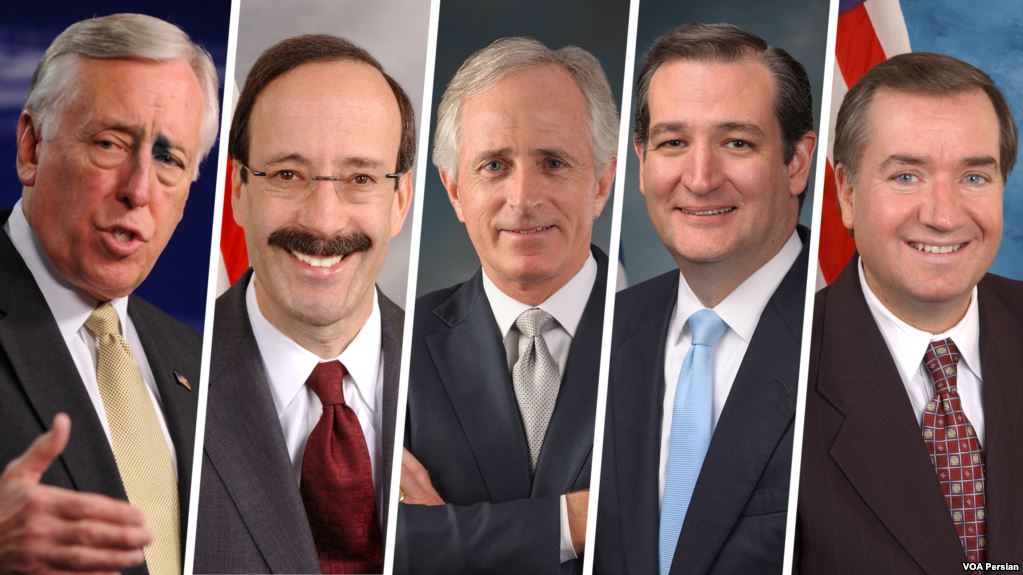 استقبال اعضای کنگره از تصمیم ترامپ درباره توافق هسته‌ای و تحریم حقوق بشری