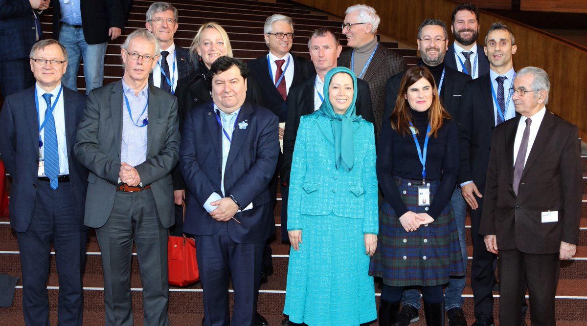 دیدار و سخنرانی مریم رجوی در مجمع پارلمانی شورای اروپا در استراسبورگ