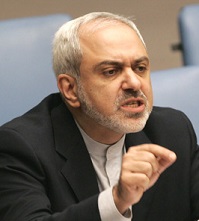 كشيدن گوش ظريف در مجلس رژيم