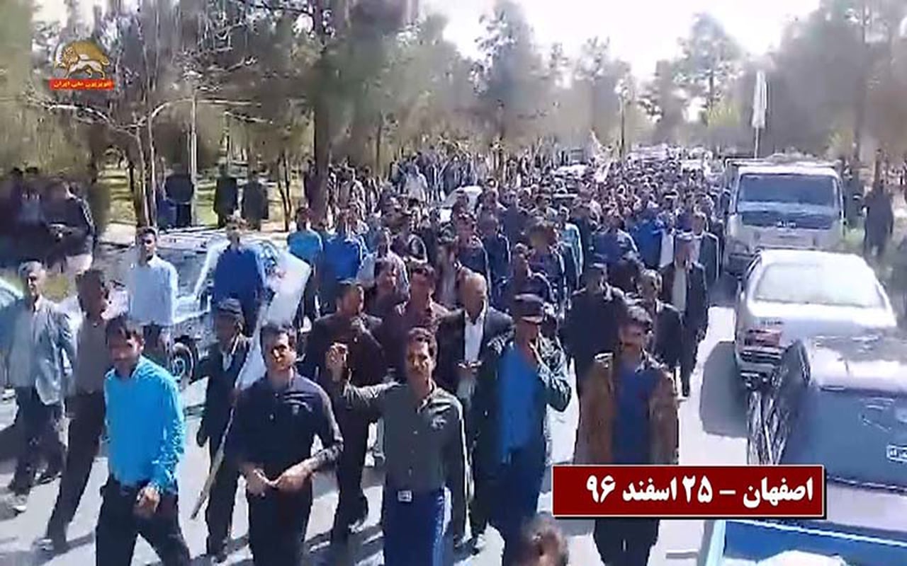 تظاهرات کشاورزان اصفهان