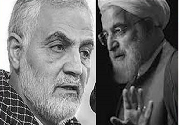 لاف و گزاف ابلهانه پاسدار قاسم سليماني  به نيابت از رئيس جمهور و وزيرخارجه رژيم