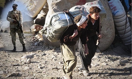 کولبران زحمتکش آماج کینه توزی پاسداران وحشی