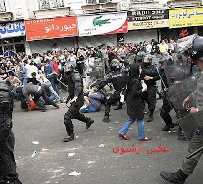 درگيري مردم ايرانشهر با ماموران سركوبگر حکومت آخوندی: