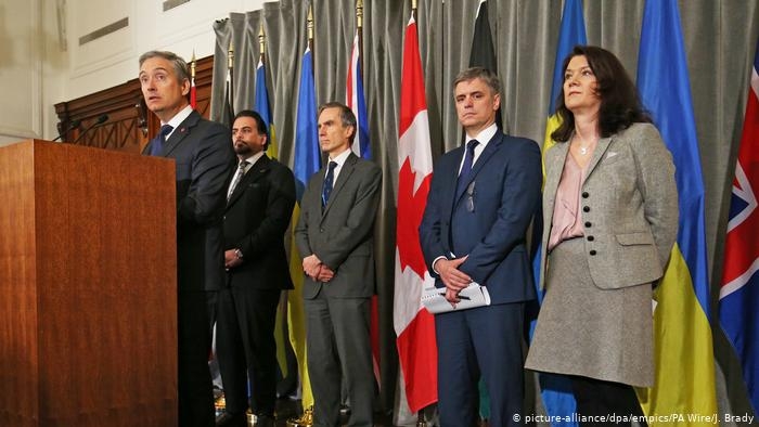 نشست وزرای خارجه پنج کشور که شهروندانشان بر اثر شلیک دو موشک‌ سپاه پاسداران رژیم ایران به هواپیمای اوکراینی کشته شدند