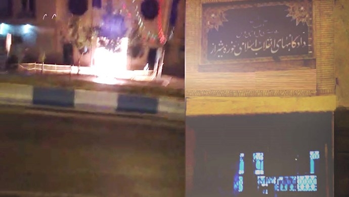 ویدیوی کامل عملیات انفجار در دادگاه شیراز که تلویزیون الحره پخش کرده است