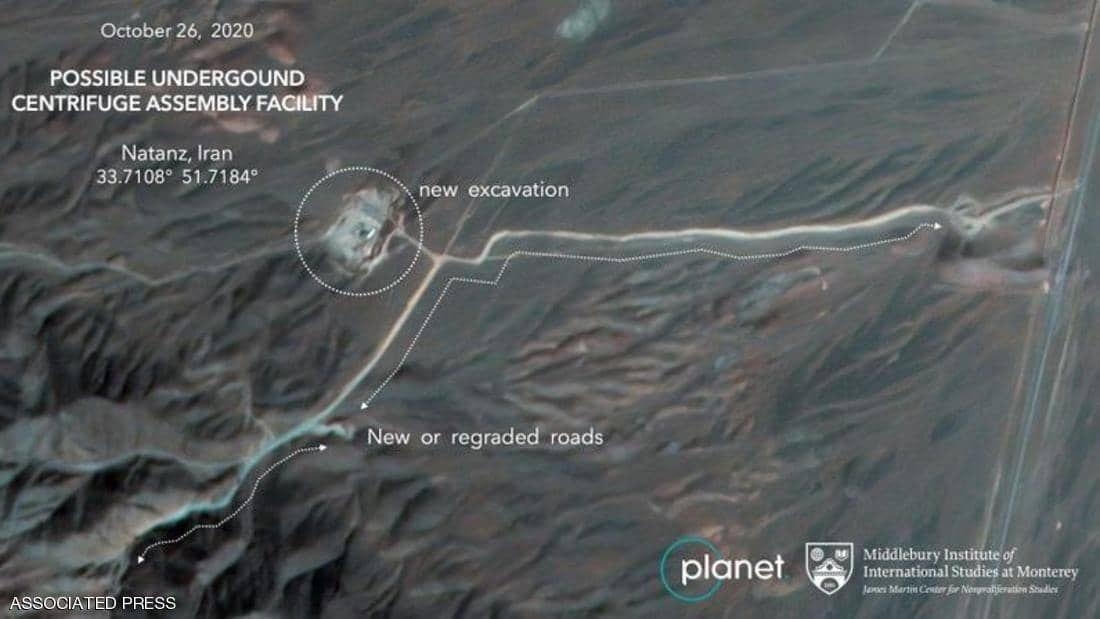 یک عکس ماهواره ای تحرکات هسته ای رژيم ایران را "افشا" می کند