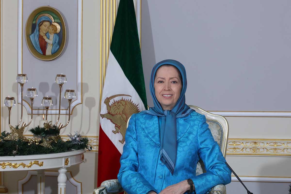 خانم مریم رجوی: مسیح مبشر عدالت و چراغ جاودانه امید برای نجات فرزند انسان