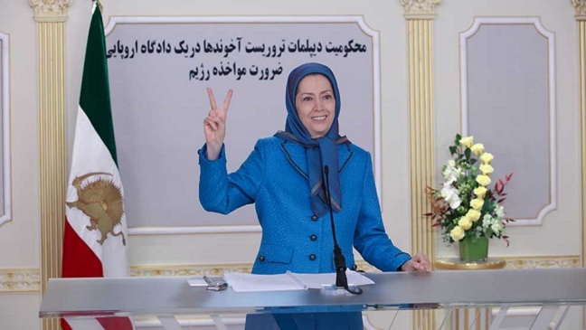 سخنرانی رئیس جمهور برگزیده مقاومت پس ازحکم دادگاه آنتورپ و محکومیت دیپلومات رژیم و سه مأمور اطلاعات