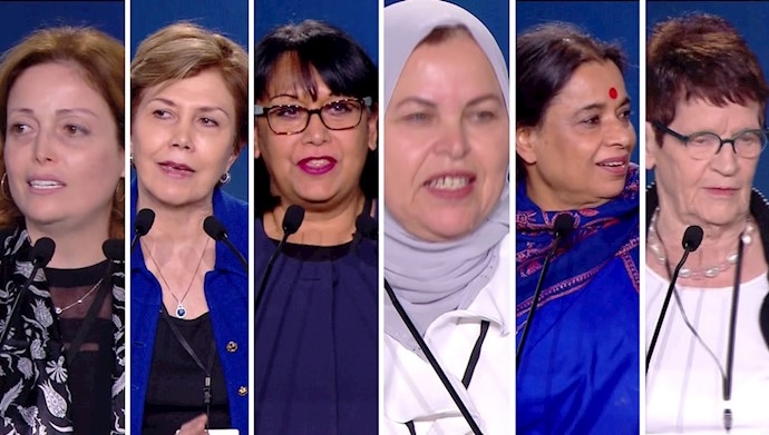 سخنرانیهای کنفرانس بین المللی ۸ مارس – روز جهانی زن با حضور رئیس جمهور برگزیده مقاومت خانم مریم رجوی (قسمت  چهارم(