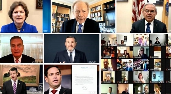 کنفرانس در سنای آمریکا حقوق بشر و دمکراسی در ایران