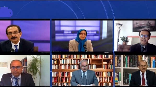 کنفرانس مطبوعاتی مقاومت ایران در لندن سیرک انتخاباتی رژیم آخوندی و افشای عمکرد رئیسی جلاد۶۷