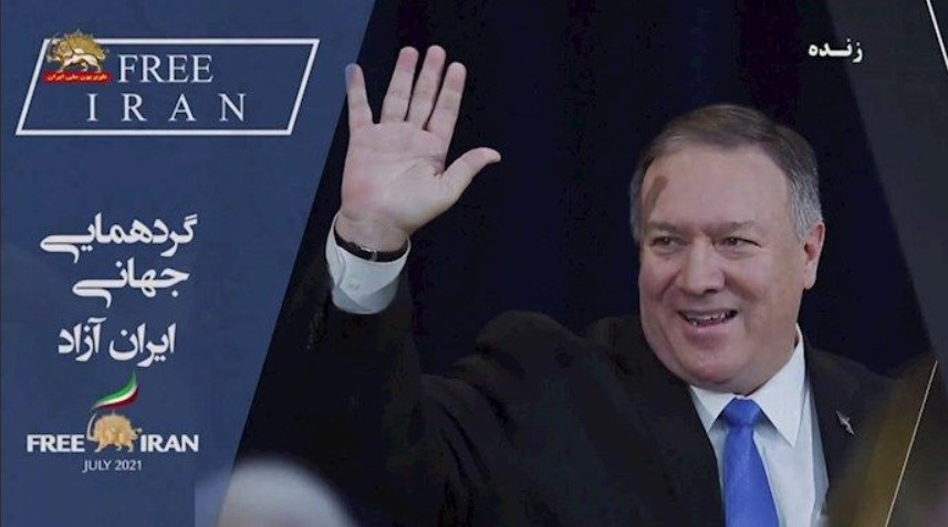 ستاد کل نیروهای مسلح خامنه ای: مایک پمپئو خبر از وجود برنامه‌ای ۱۰ ماده‌ای مریم رجوی  برای آینده ایران می‌دهد