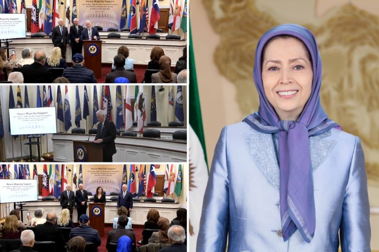 پیام خانم مریم رجوی به کنفرانس حمایت اکثریت مجلس نمایندگان آمریکا از قطعنامه ۱۰۰