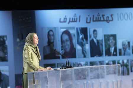 سخنراني مريم رجوي در كنفرانس سالگرد حماسة سرخ‌فام اشرف در پاريس: خلع يد از رژيم ايران، يگانه راه حل بحران عراق