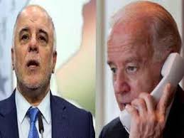 گزارش تماس معاون رئيس‌جمهورآمریکا از ملاقات با حيدر عبادي نخست‌وزير عراق