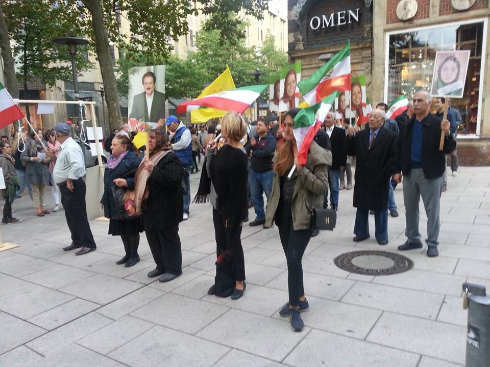 آکسیون یاران مقاومت در هامبورگ در روزجهانی علیه اعدام