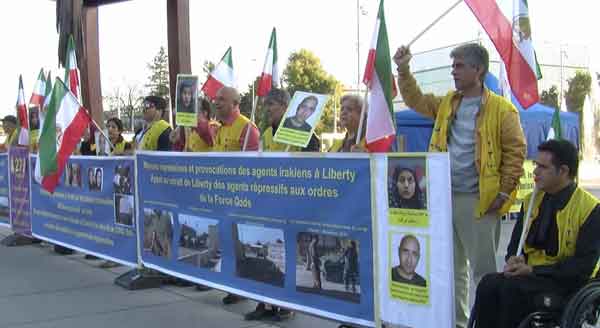 ژنو - محكوميت اعدام ريحانه جباري و جنايت اسيدپاشي در مقابل مقر اروپايي سازمان ملل