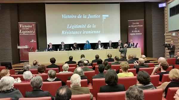 سخنراني مريم رجوي در كنفرانس پارلماني در مجلس ملي فرانسه