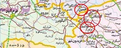 درگيري مسلحانه در گلپايگان و هلاكت شماري از پاسداران و فرماندهان سپاه و انتظامي