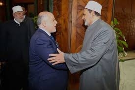 ديدار حيدر العبادي نخست وزیر عراق با شيخ احمد الطيب شيخ الازهر