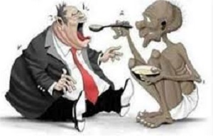 تا سال 2016 ثروتمندان كه 1 درصد جمعيت جهان را تشكيل مي‌دهند ثروتي بيش از 99 درصد بقيه مردم جهان خواهند داشت