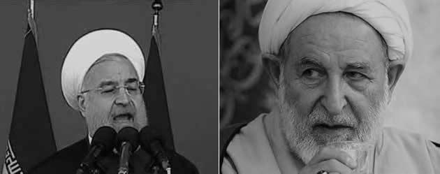 واكنش آخوند يزدي سخنان روحاني : مردم بپذيرند يا نپذيرند، خامنه اي منصوب خدا و امام است