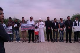 زنجيره انساني 20هزار نفره مردم اهواز