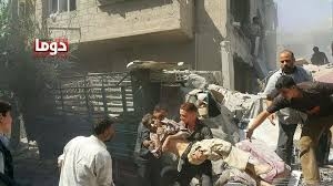 کشتار جديد رژيم سوريه در شهر دوما