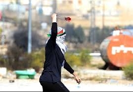 حضور چشمگير زنان فلسطيني در درگيري با نيروهاي اسراييلي