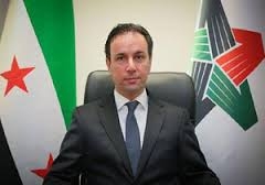 ديدار خالد خوجه رئيس ائتلاف ملي سوري با فيلپ هاموند وزير خارجه انگستان