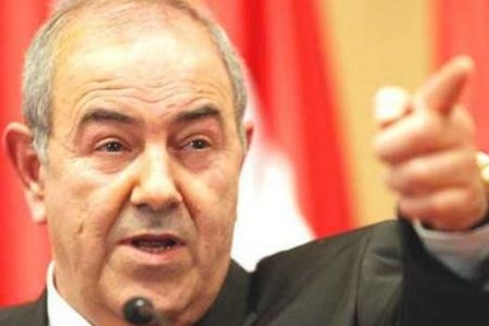 اياد علاوي خواستار تشكيل جبهه مليدر عراق شد