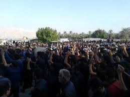 تشییع جنازه  پدری که به خاطر نان جان داد...