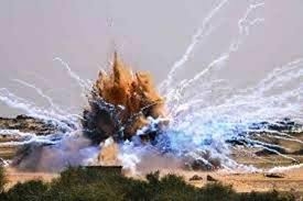 بمباران مردم سوريه با بمب هاي خوشه اي